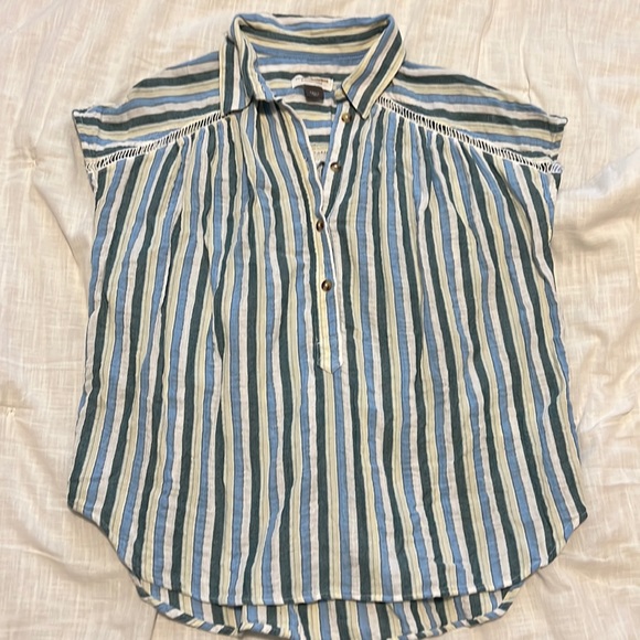 PILCRO AND THE LETTER PRESS SLEEVELESS BLOUSE - Picture 1 of 3